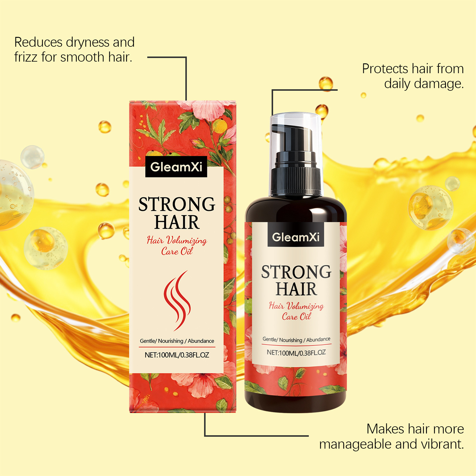 Volumizing Hair Care Oil