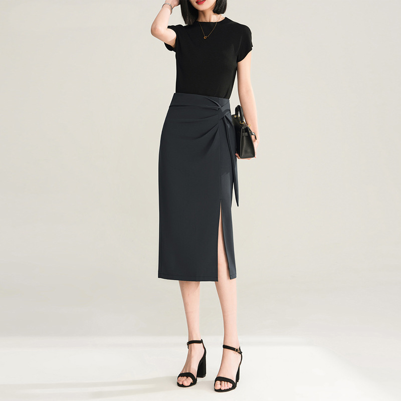 Women's Mid-Length Elegant Sheath Skirt