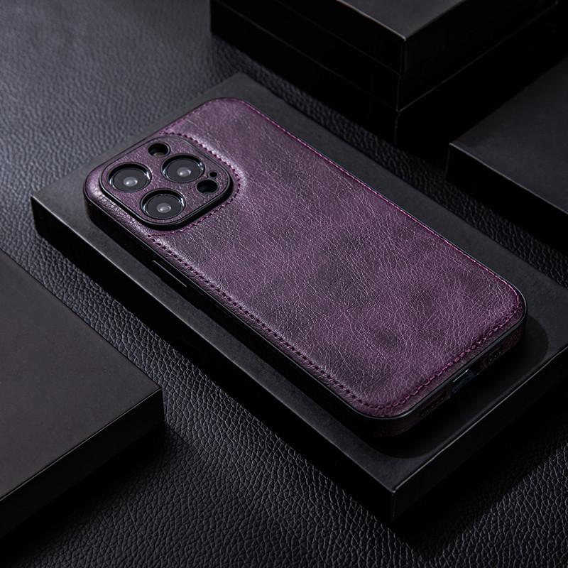 Drop Proof Leather Texture Phone Case