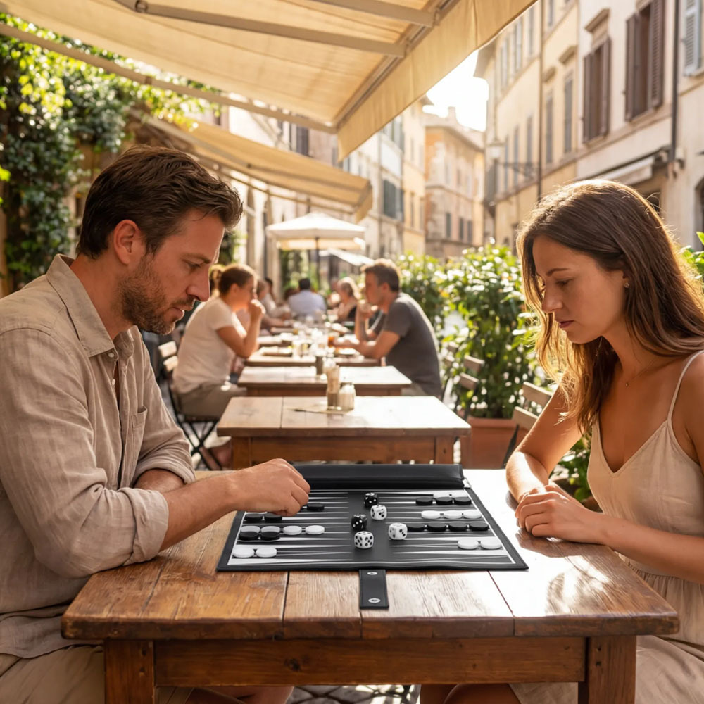 Outdoor leisure backgammon chessboard strategy game board