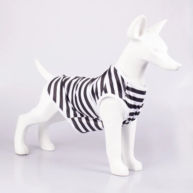 Pet Vest Comfortable Breathable Stripes Dog Clothes