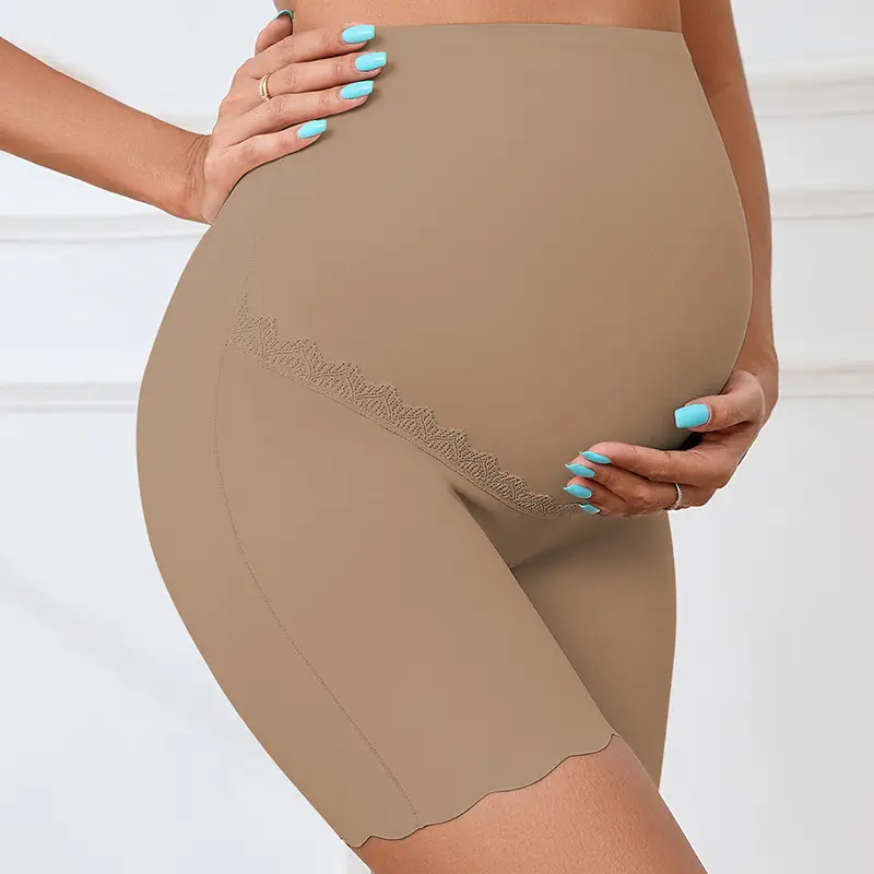 High-Waist Boxer-Style Maternity Underwear BreathableAll-Season Universal Maternity Briefs