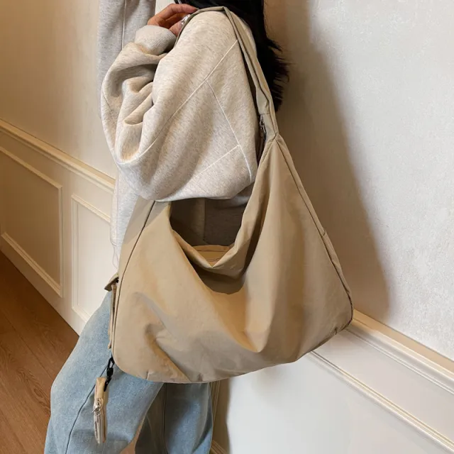 Large capacity Crossbody Bag Women's Casual Sports One shoulder Khaki - Shop at LoveMi