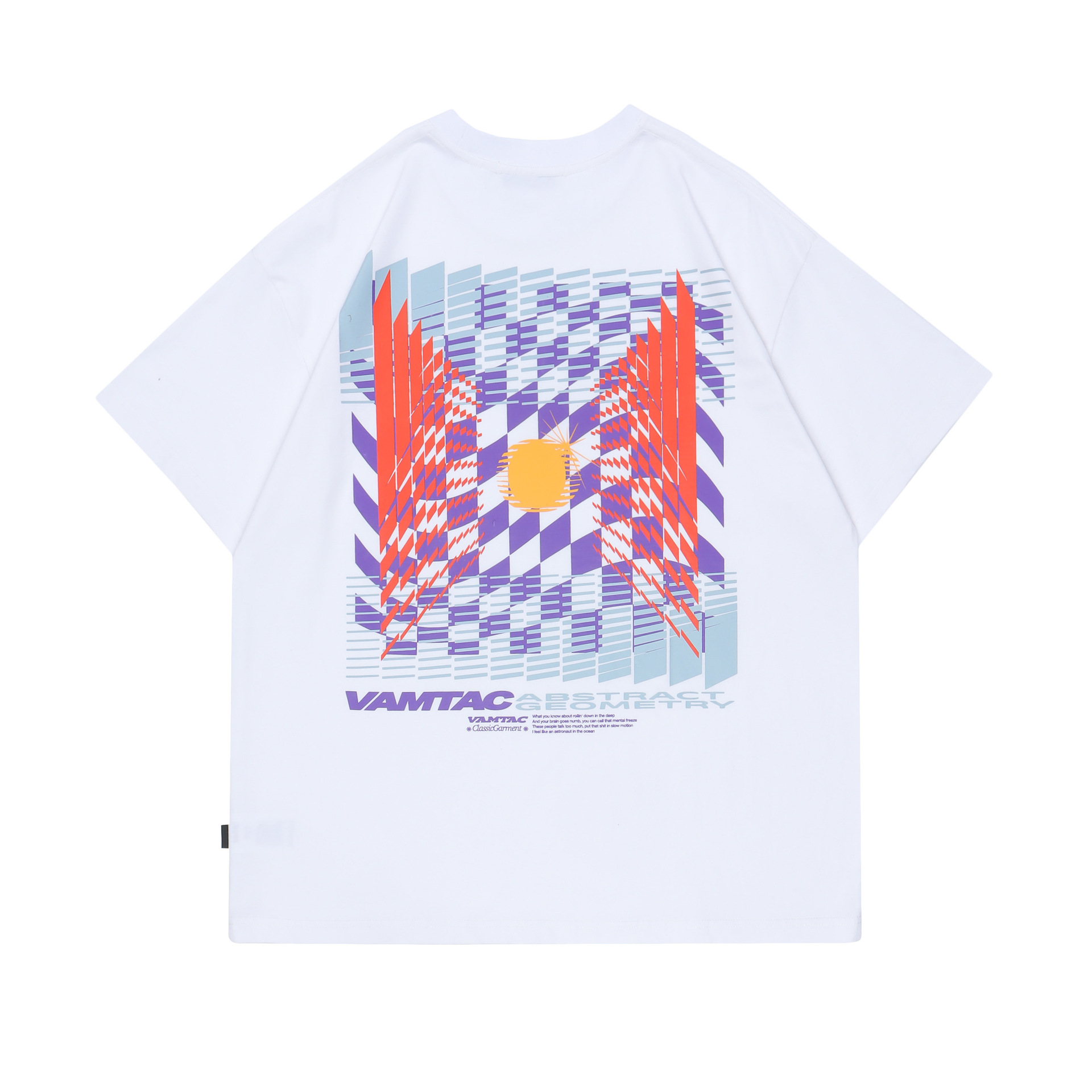 Street Style Irregular Pattern Loose Short Sleeve