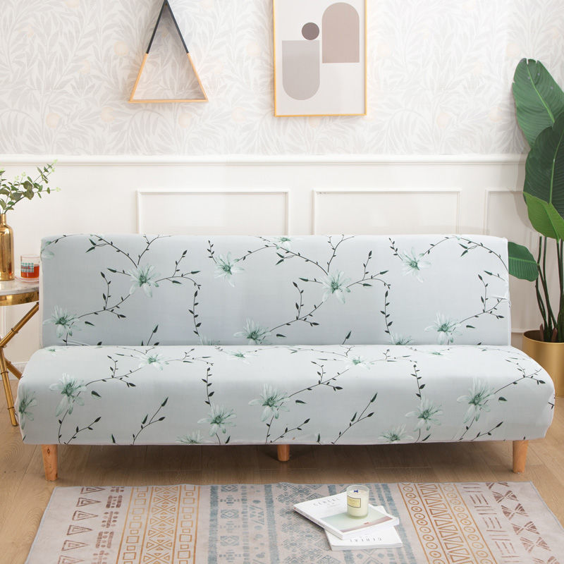 No Armrest Folding Sofa Bed Cover Universal Sofa Cover All-inclusive Simple Sofa Cover Fabric 18 M Sofa Cover