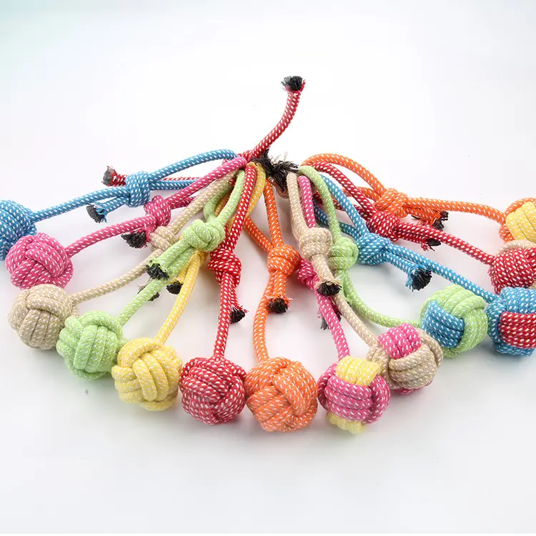 Pet Dog Cotton Rope Player Pull Type