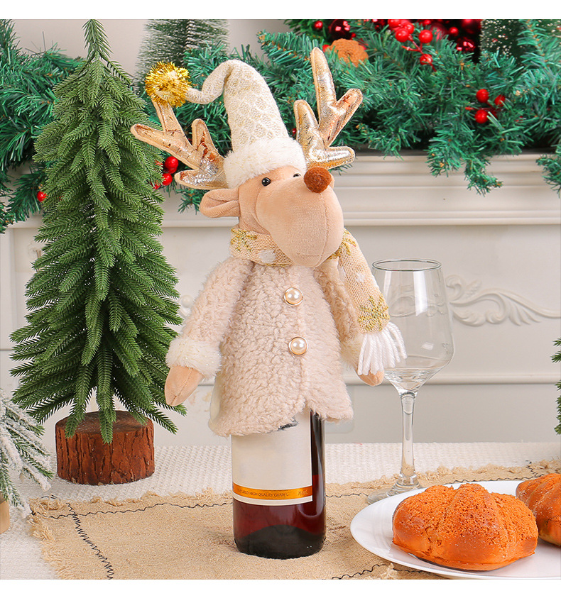 Snowman Wine Bottle Cover