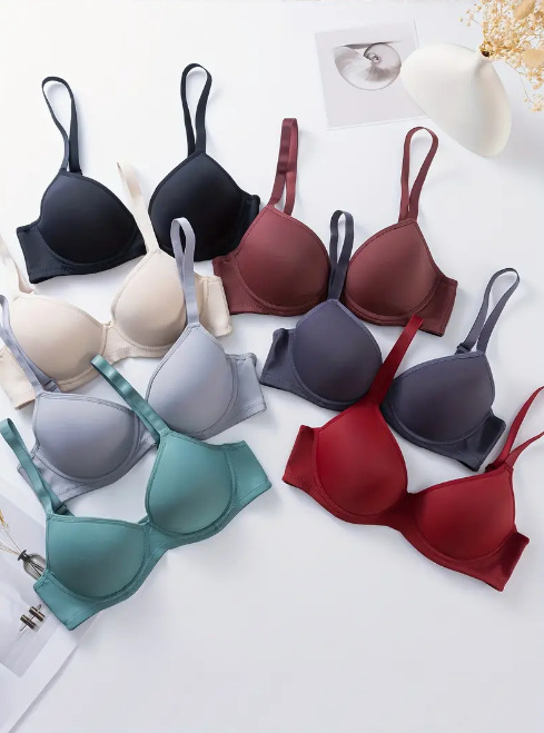 Title 18, Push Up Breast Holding Thin Cup Bra With Steel ...