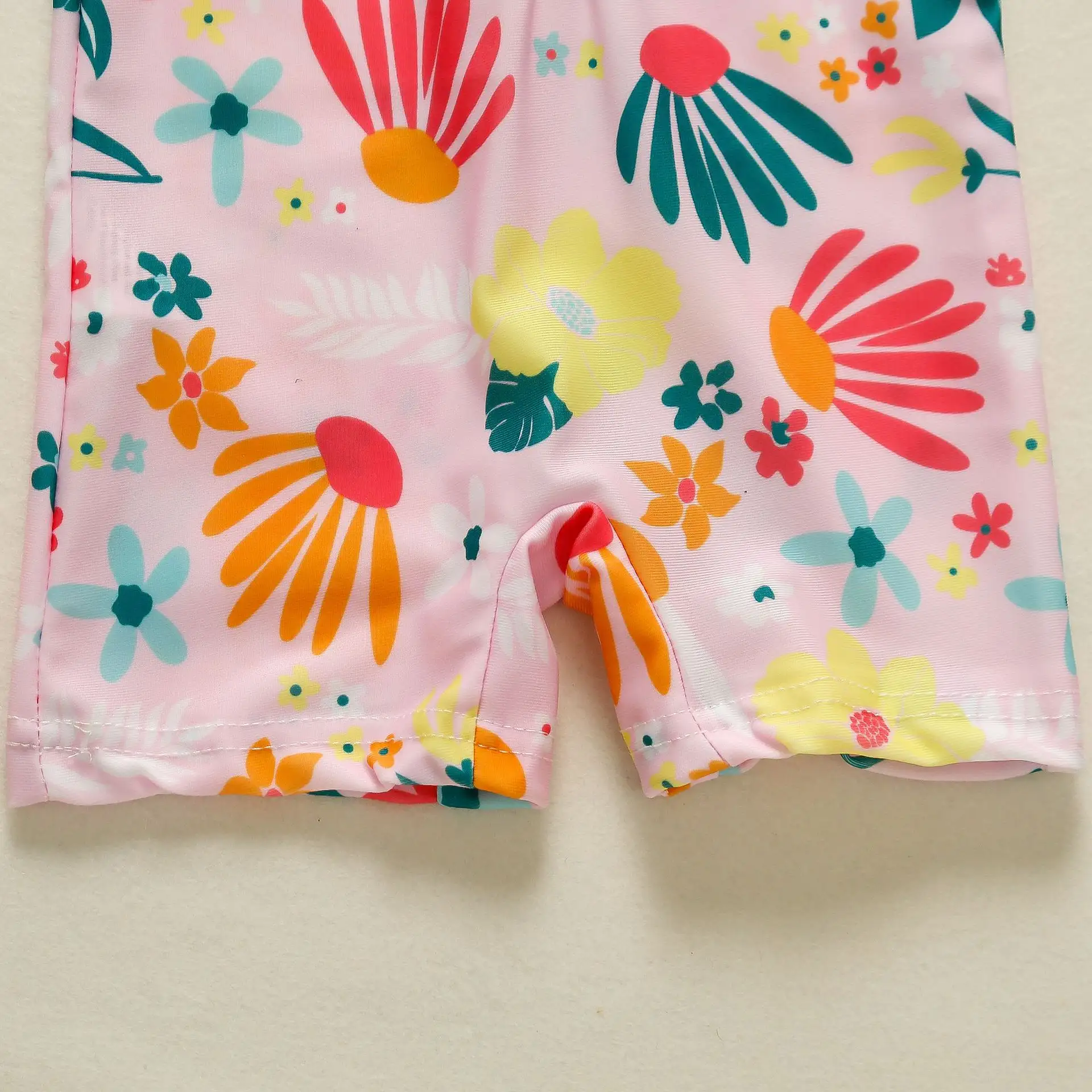 Fashion Half Cardigan Jumpsuit Children's Swimsuit