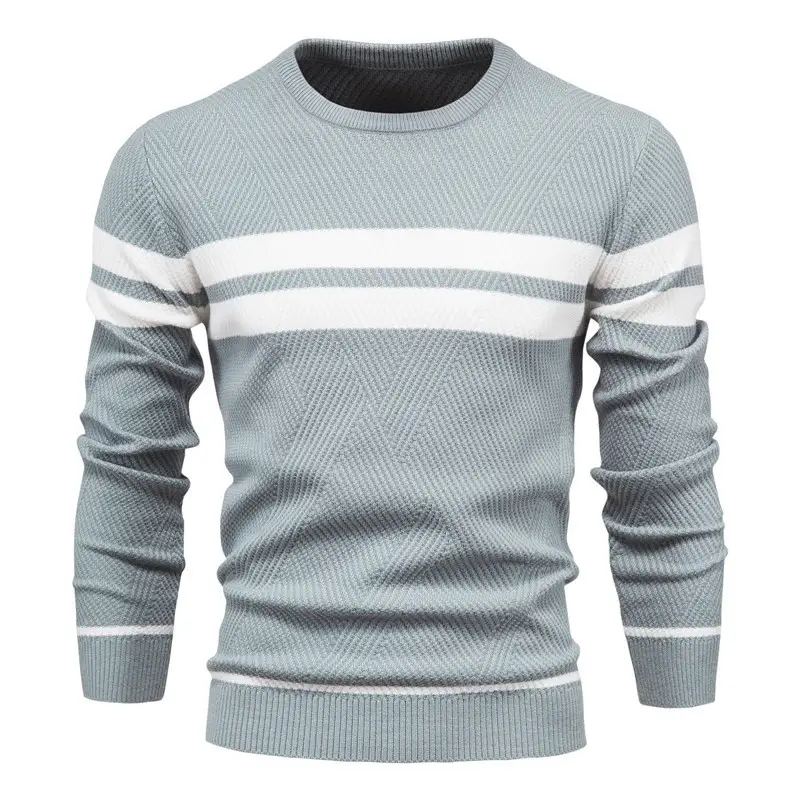 Men's Pullover Multi-color Round Neck Men's European-style Plus Size Sweater