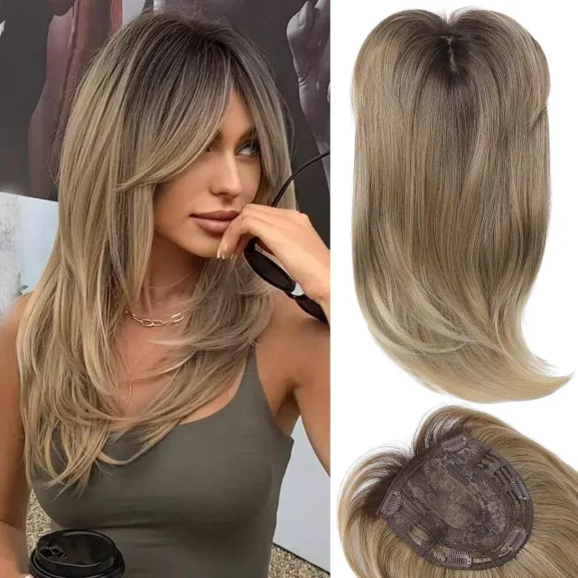Foreign Trade Top Hair Supplementing Piece Women Color R2 Or 10 Or 613 Style - Shop at LoveMi