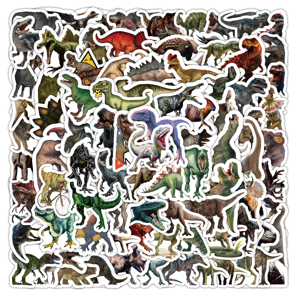 ملصقات مقاومة للماء بتصميم الديناصور