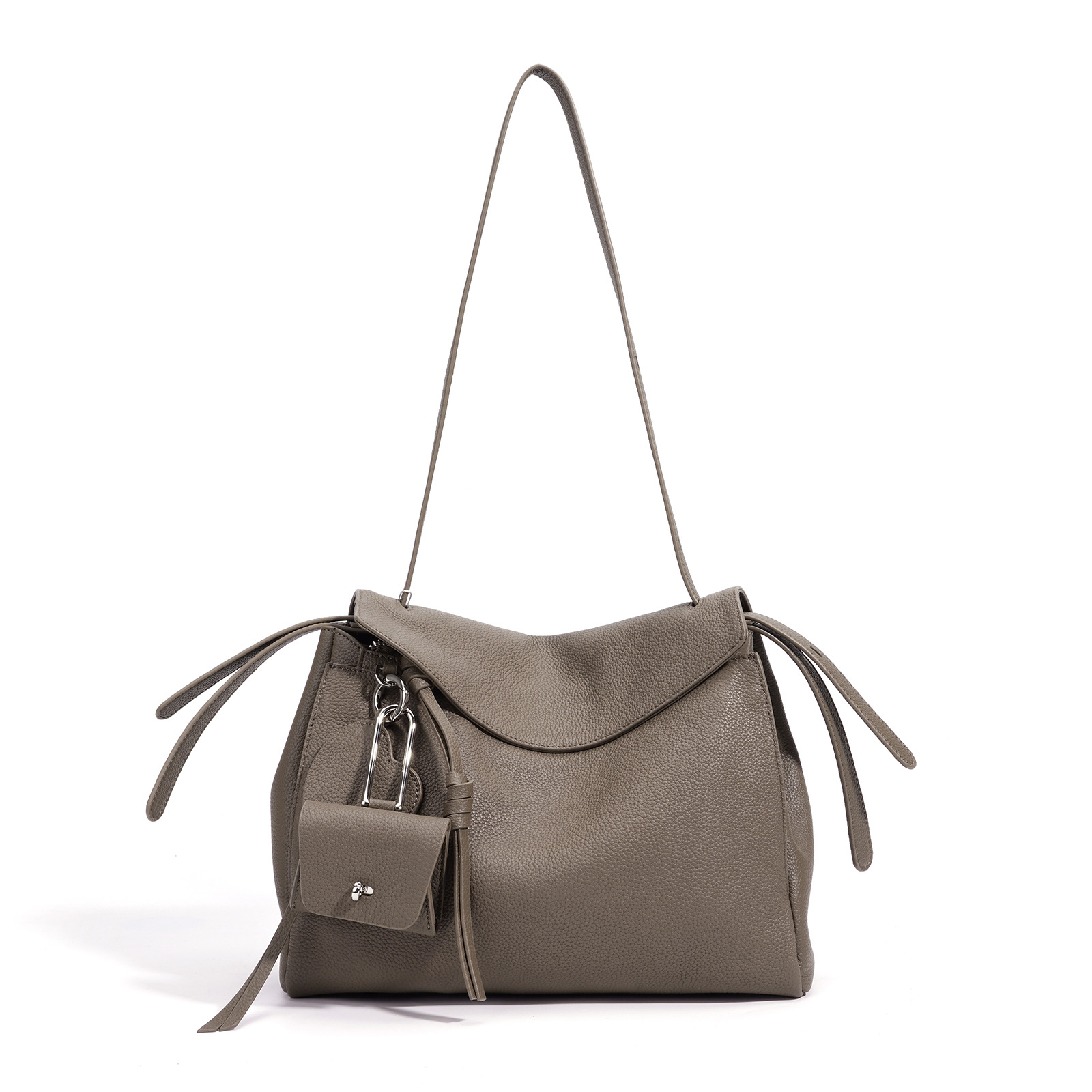 Full-Grain Leather Envelope Crossbody Bag, picture 6 of 6