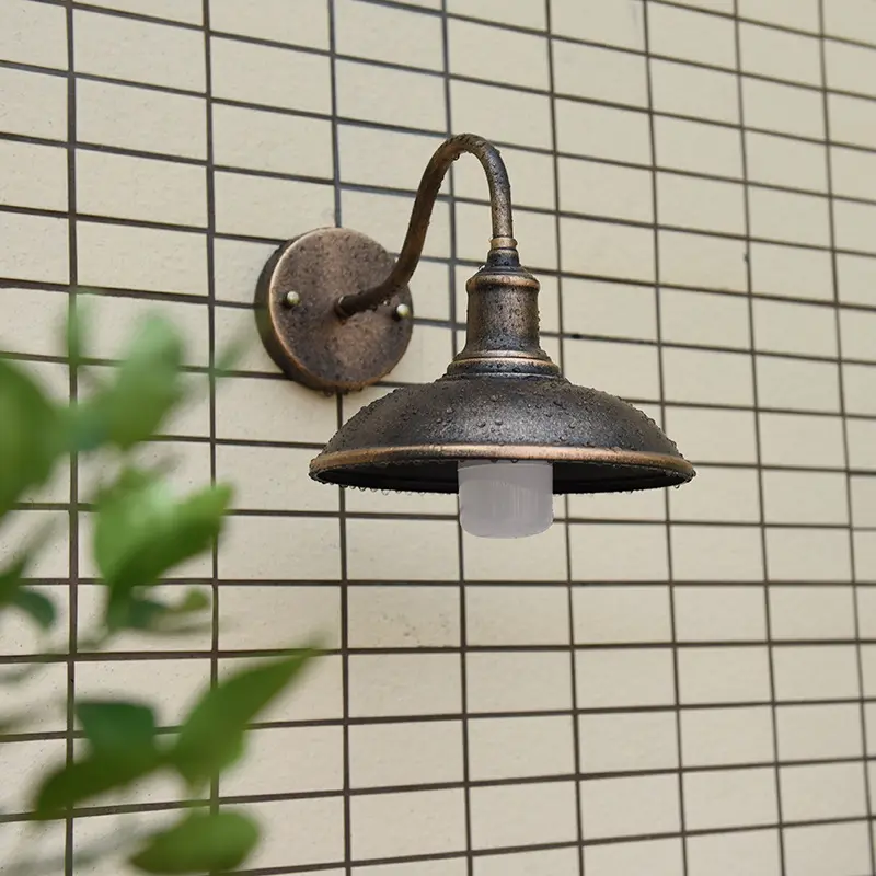 Outdoor Waterproof Wall Lamp Retro Iron Art
