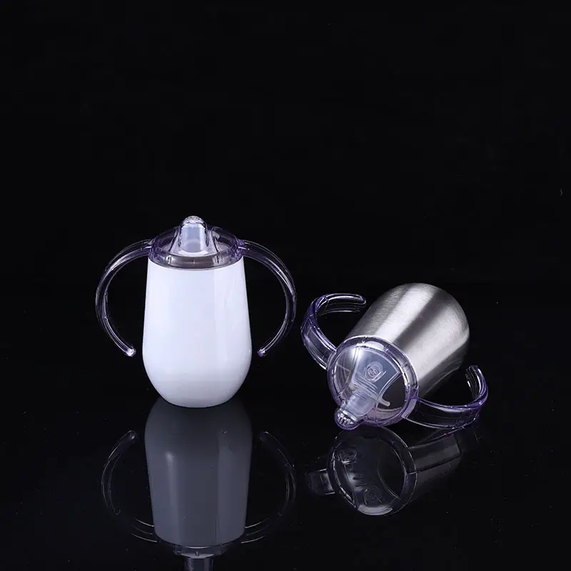 Household J Simple Two Hand Handle Eggshell Bottle Cup