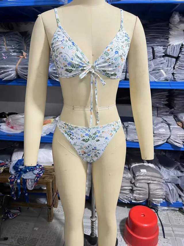 Breathable Banded Bikini Swimsuit Swimwear Women Floral - Shop at LoveMi