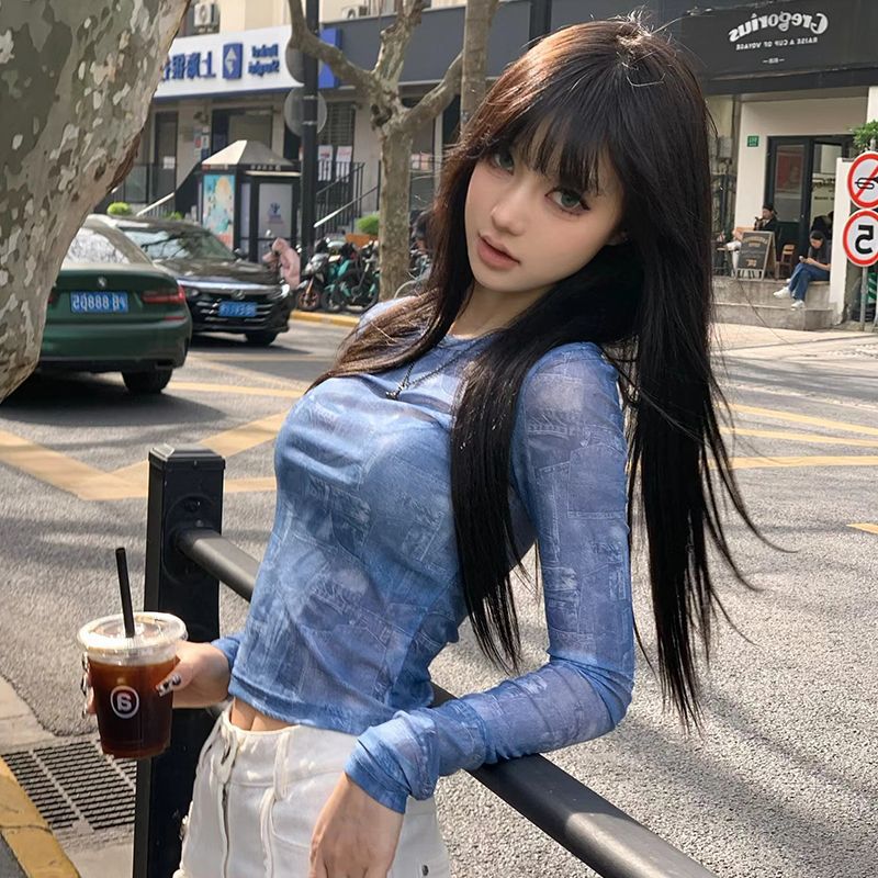 Slimming Niche Slim Fit Long-sleeved T-shirt