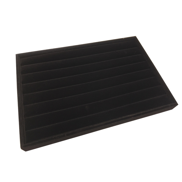 Flannel Plate Storage Box Jewelry Display Props Ring Tray