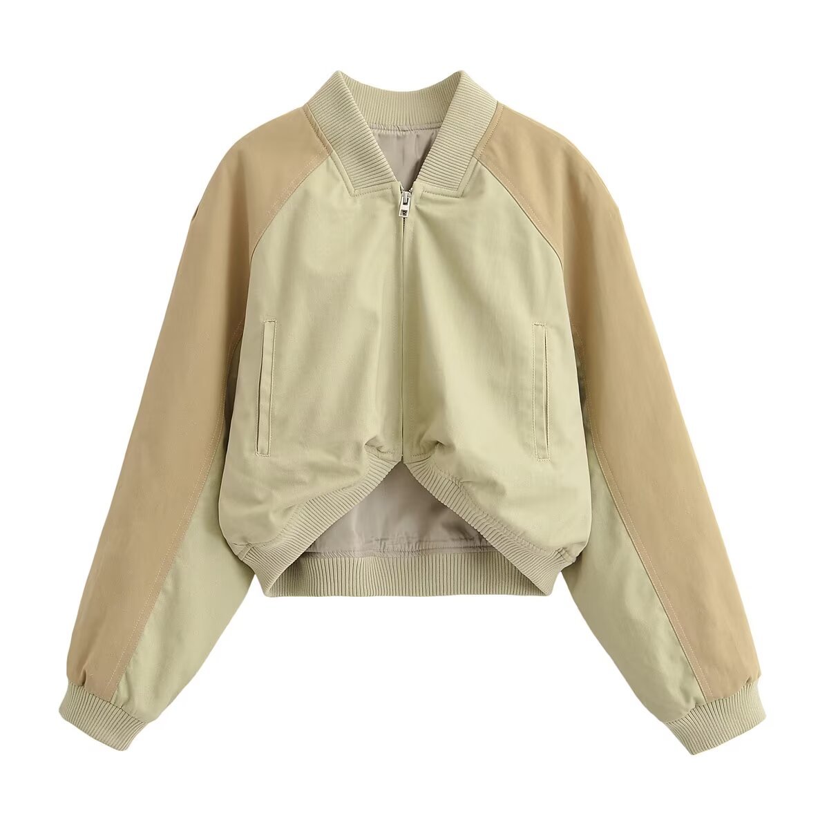 European And American-style Versatile Washed Aviator Jacket