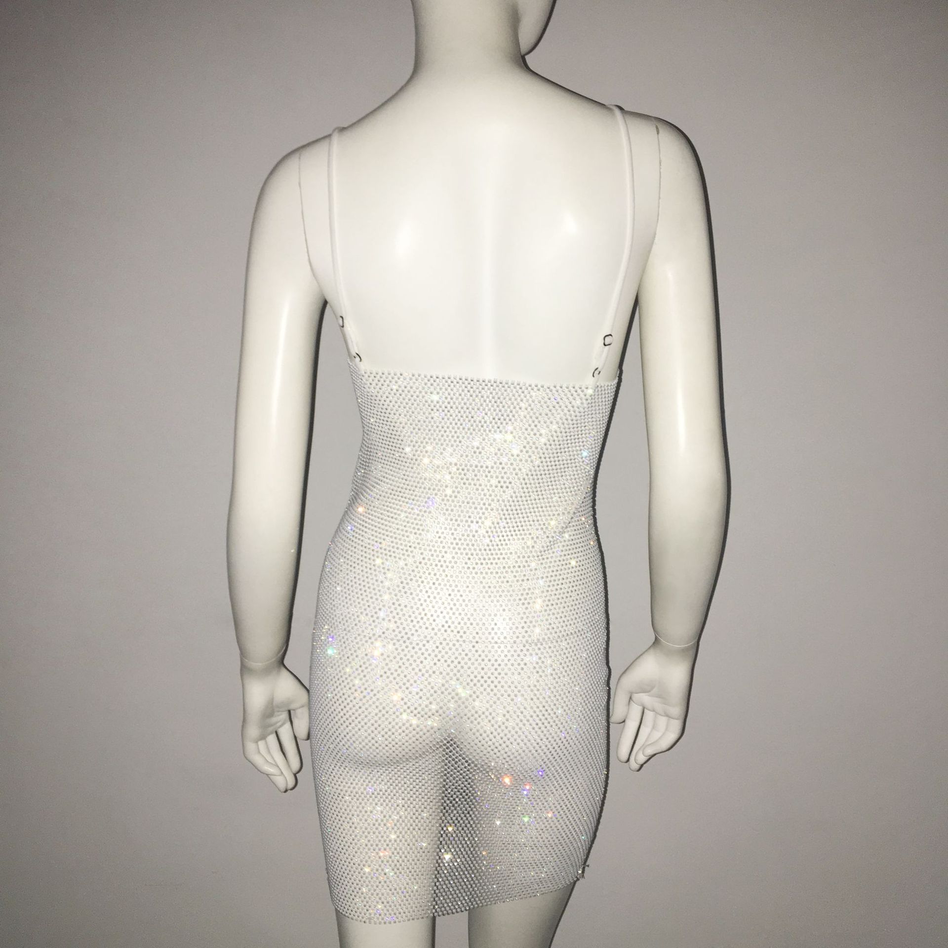 Sparkling Mesh Mini Dress, picture 3 of 9