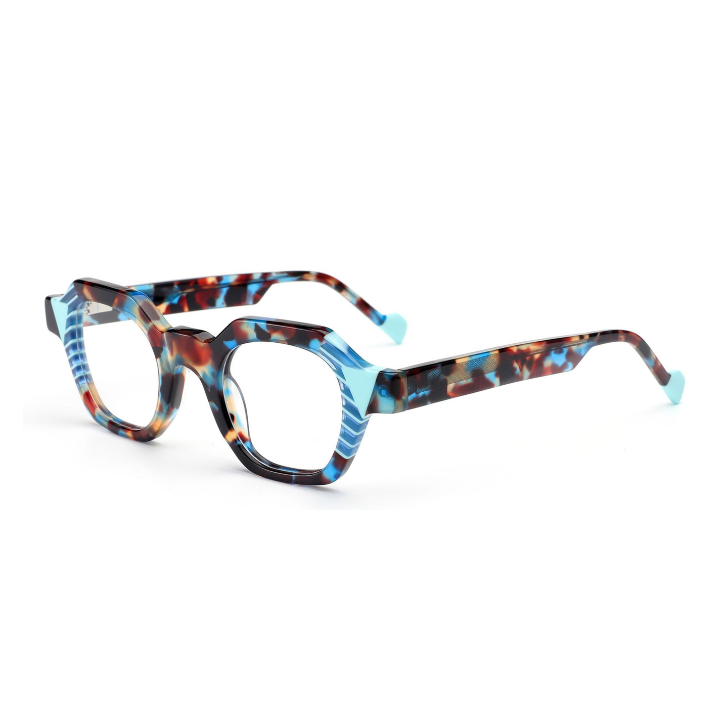 Optical Glasses Frame Multilateral Box Fashion Plain Glasses - Image 3