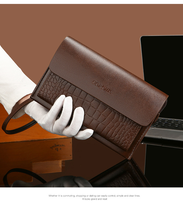 New Men's Multiple Card Slots Casual Clutch