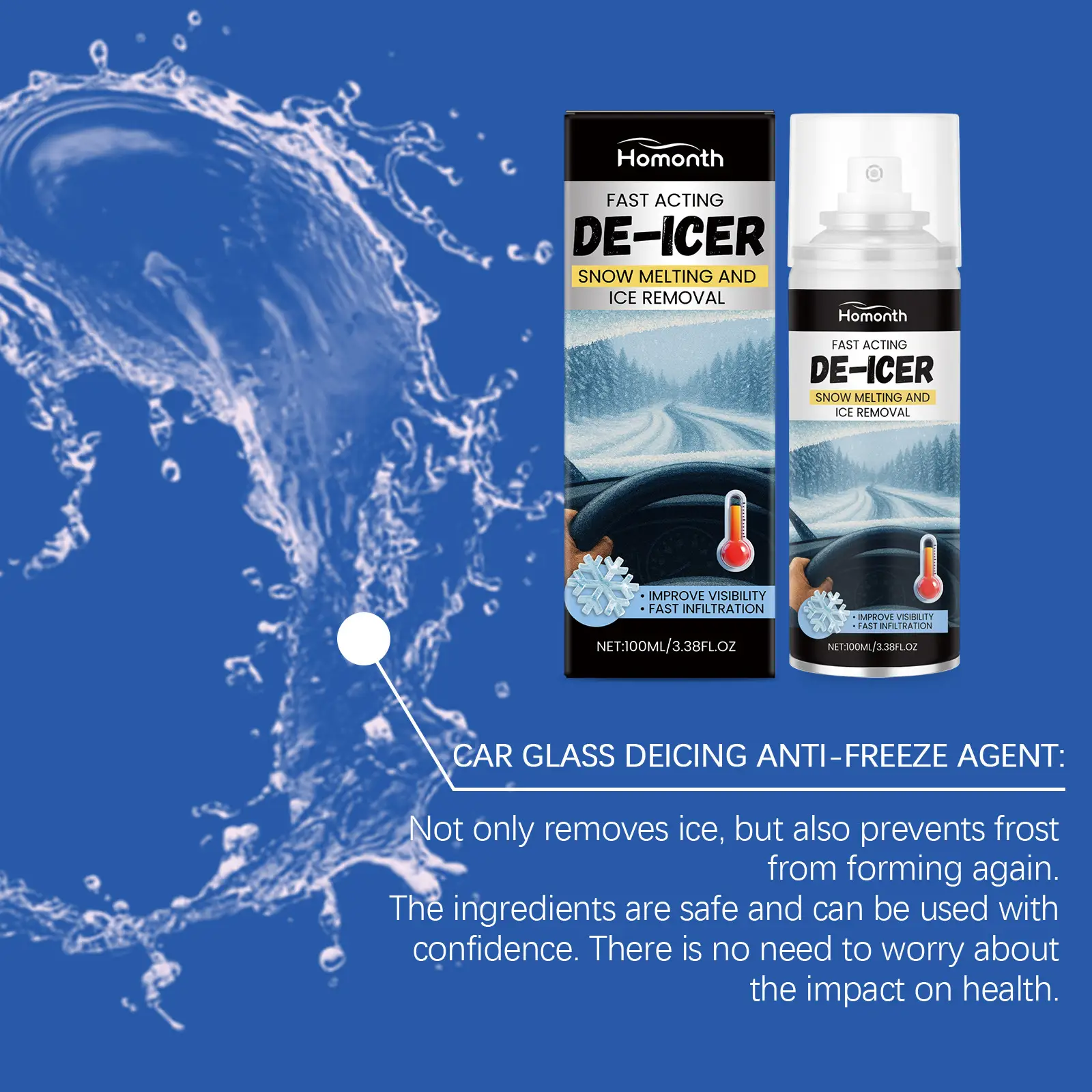 Car Snow Melting Spray