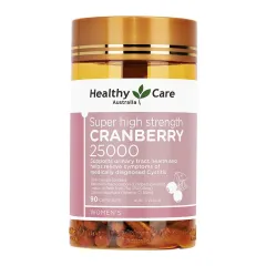 High Concentration Cranberry Capsules Tablets Care Health - 90 Tablets - View 1