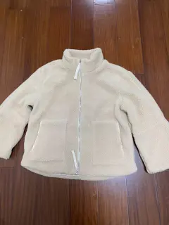 Women's Stand Collar Zipper Idle Style Lamb Wool Casual Cotton-padded Clothes Coat - Khaki - View 1