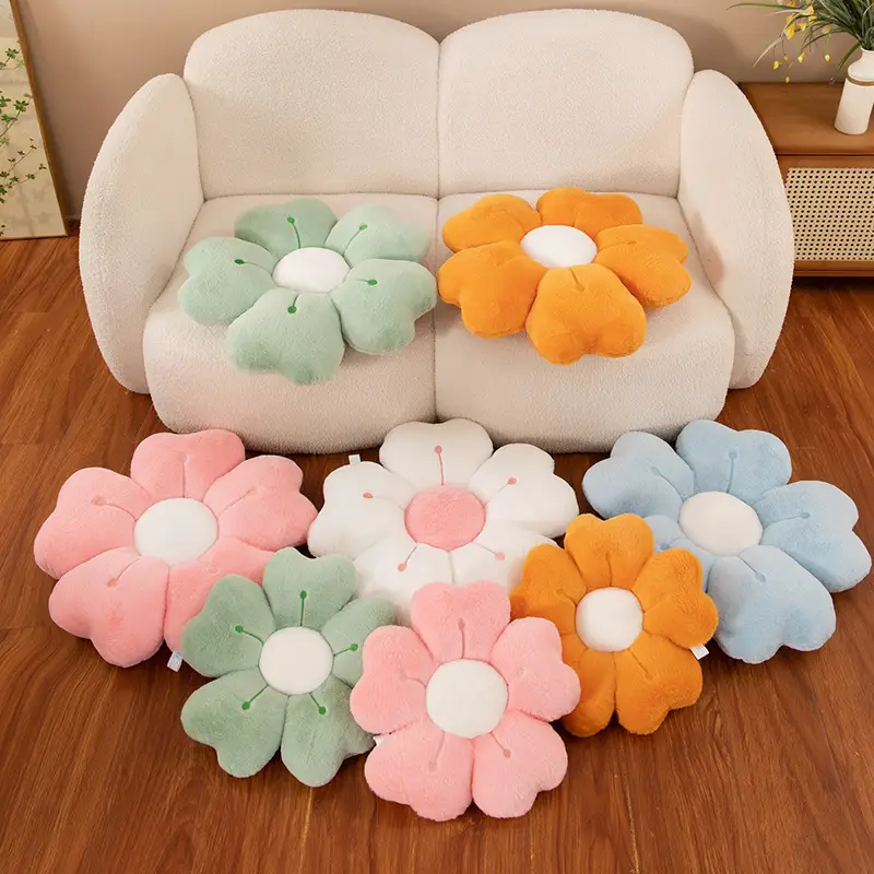 Home Creative Flower Cushion Plush Pillow