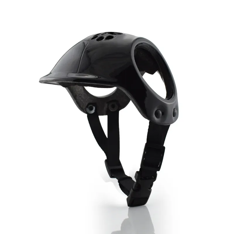 PET Helmet Cycling Hat For Small And Medium Sized Dogs - Black