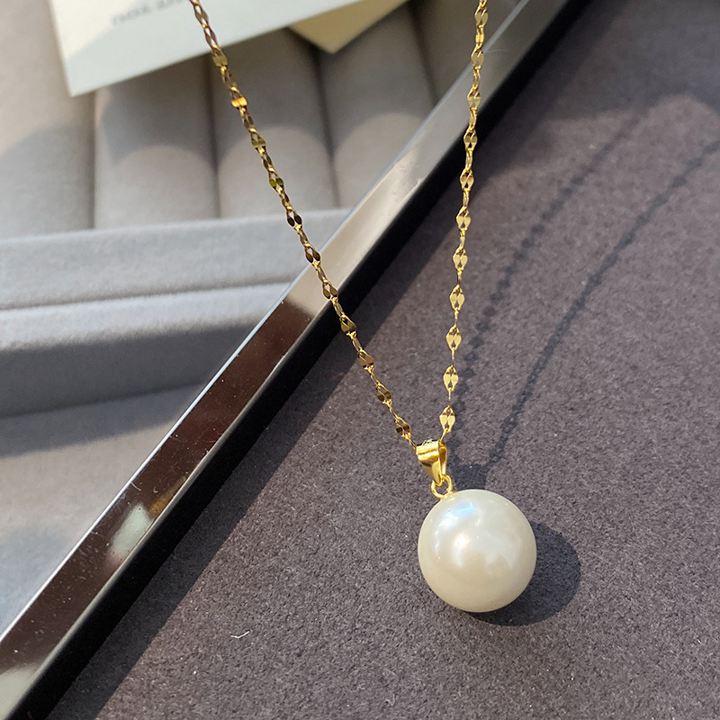 High-end Pearl Necklace Womens Chanel-style Minimalist And Versatile