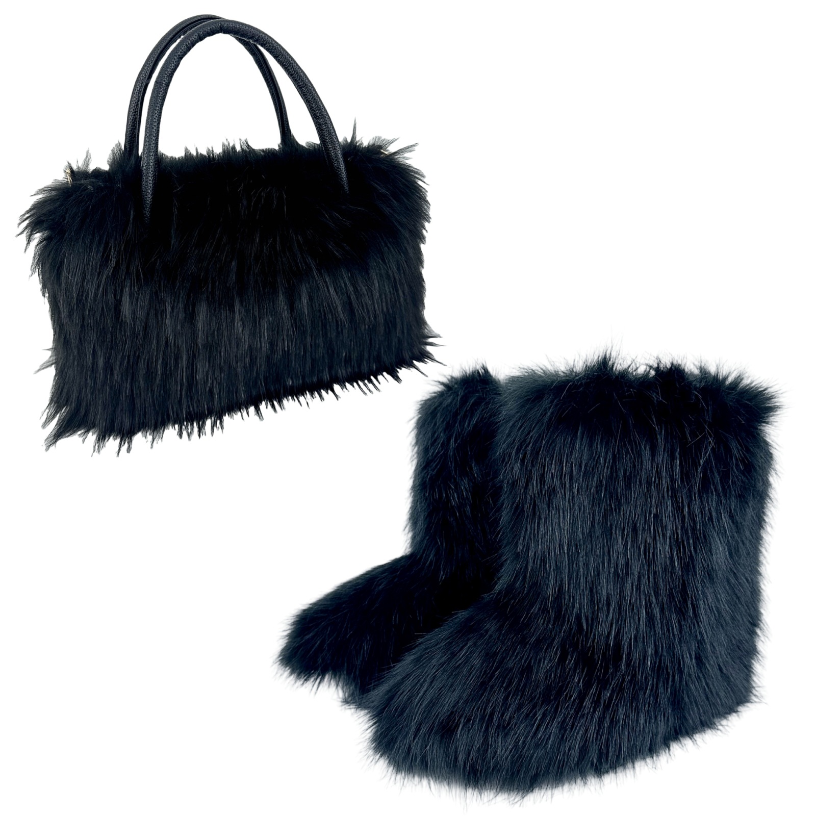 Title 1, All-match High-texture Raccoon Fur Handbag