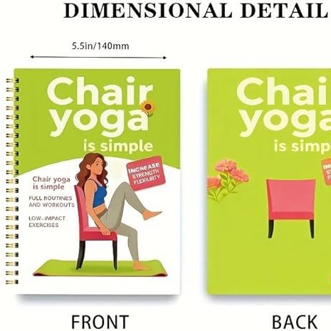 Yoga Training Guide Planner Notebook Coil-Bound Journal