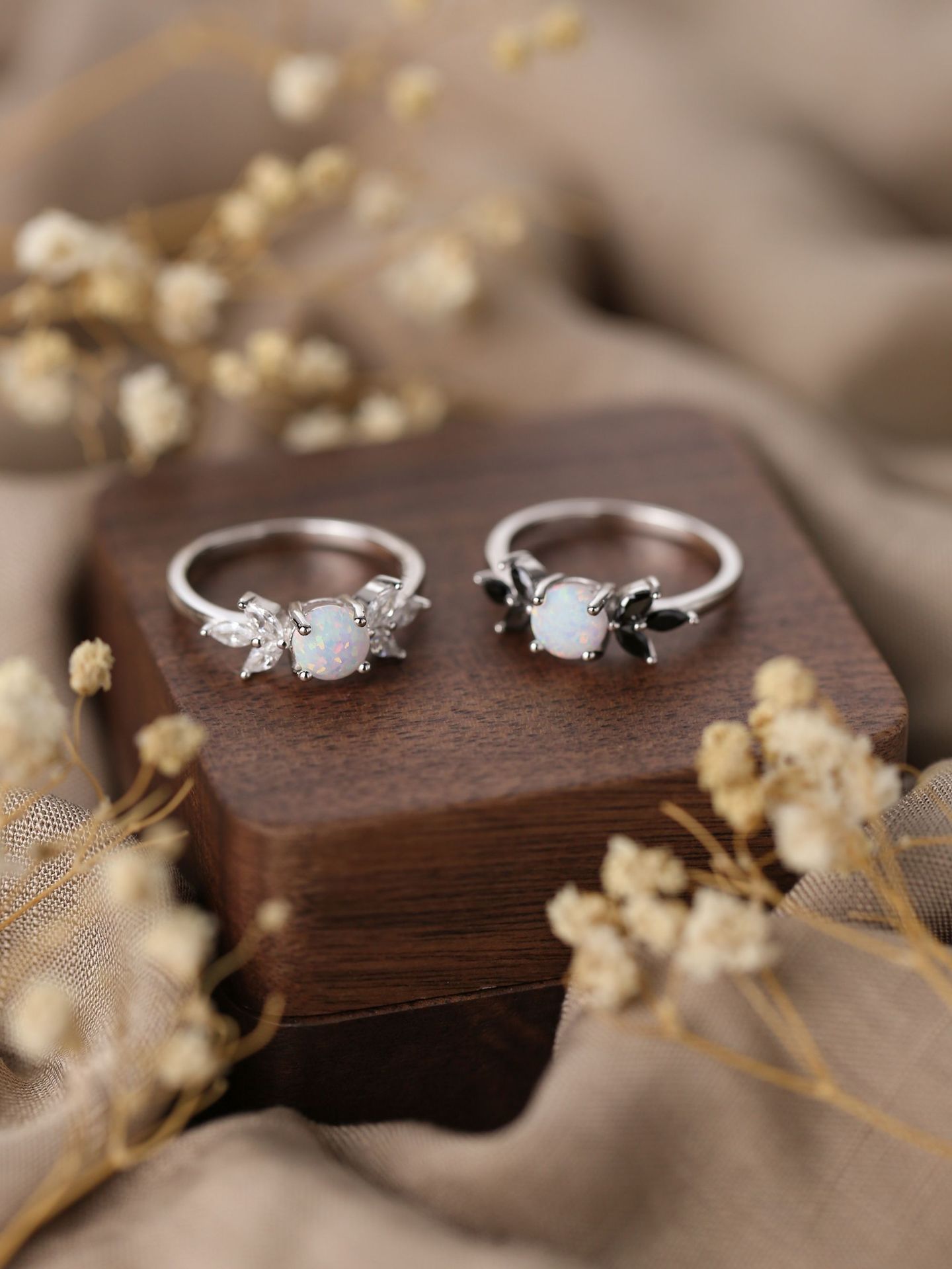 Fashion Personalized Opal Ring For Women