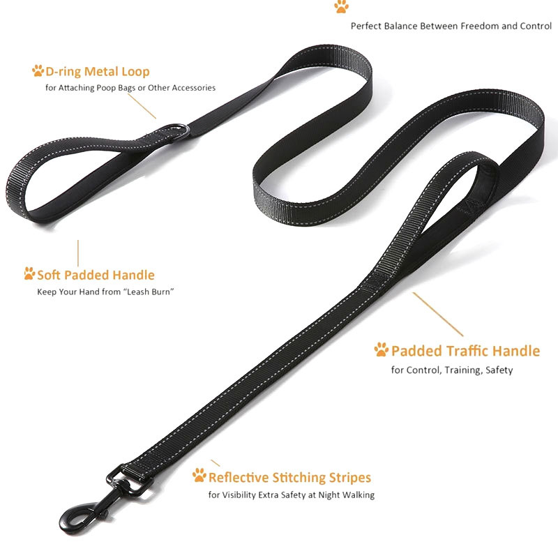 Pet Leash Reflective Dog Leash For Medium To Large Dogs detail photo 3