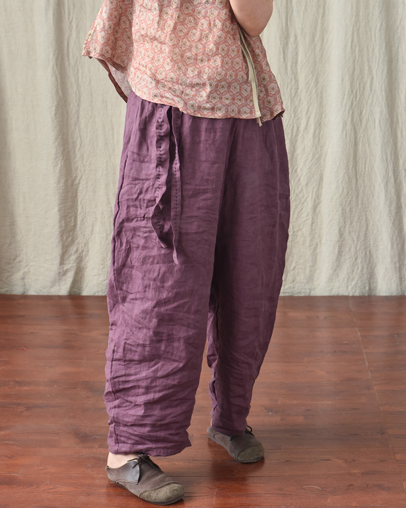 Artistic Women's Linen Loose Casual Pants