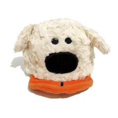 Cozy And Fun Cartoon Baseball Cap For Fall And Winter - Sticking Tongue Out Dog-Free S - View 1