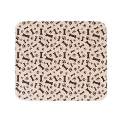 Popular Urinal Pad For Pet Printing Dog Training Household Feeding Mat - Brown And Black Bones - View 1
