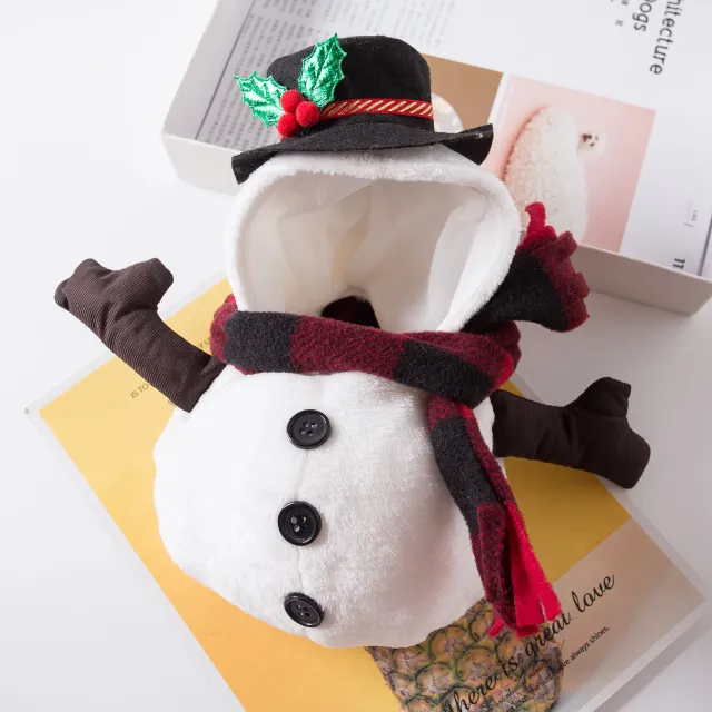 Christmas Pet Funny Clothes Snowman Pet Costume Snowman Upright - Shop at LoveMi