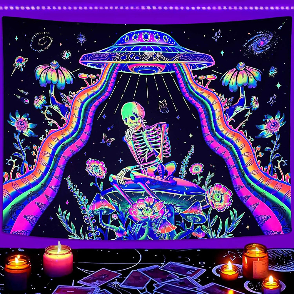 Skull Tapestry Wall Hanging, picture 11 of 12
