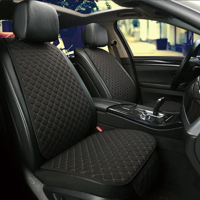 Linen Car Seat Cushion Universal