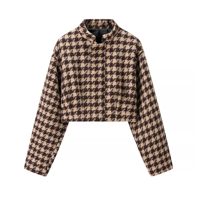 Women's Classic Style Plaid Top Shorts Suit Coat L - Shop at LoveMi