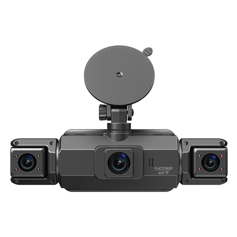 The 4K 1080P HD Dashcam Supports Smartphone Connectivity – 32G Memory Card, Black