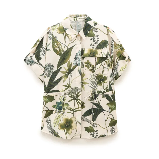 Casual Print Top Printing Straight leg Pants Top - Shop at LoveMi