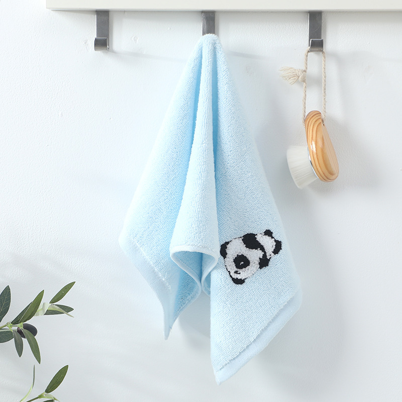 Children's Towel Home Soft Cartoon Face Towel Pure Cotton