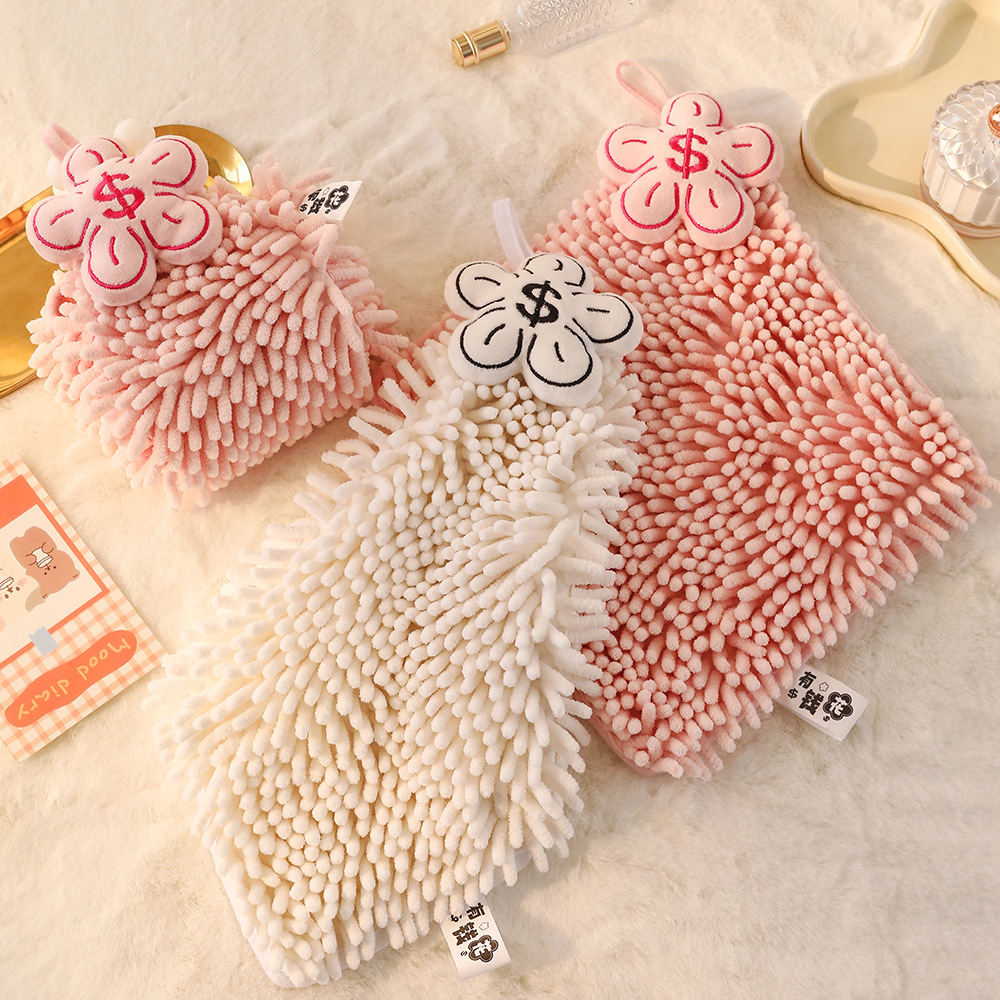Chenille Hanging Creative Cute Hand Towel