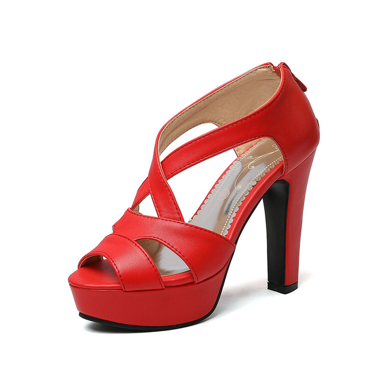 Fish-Mouth Heeled Sandals, picture 6 of 6