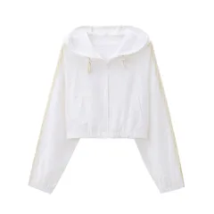 Women's Hooded Sunscreen Top - View 1