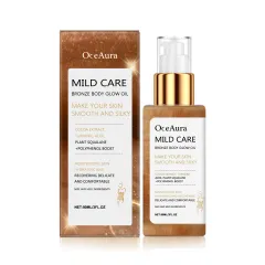 Bronze Waterproof And Moisturizing Massage Body Flash Oil - 90Ml - View 1